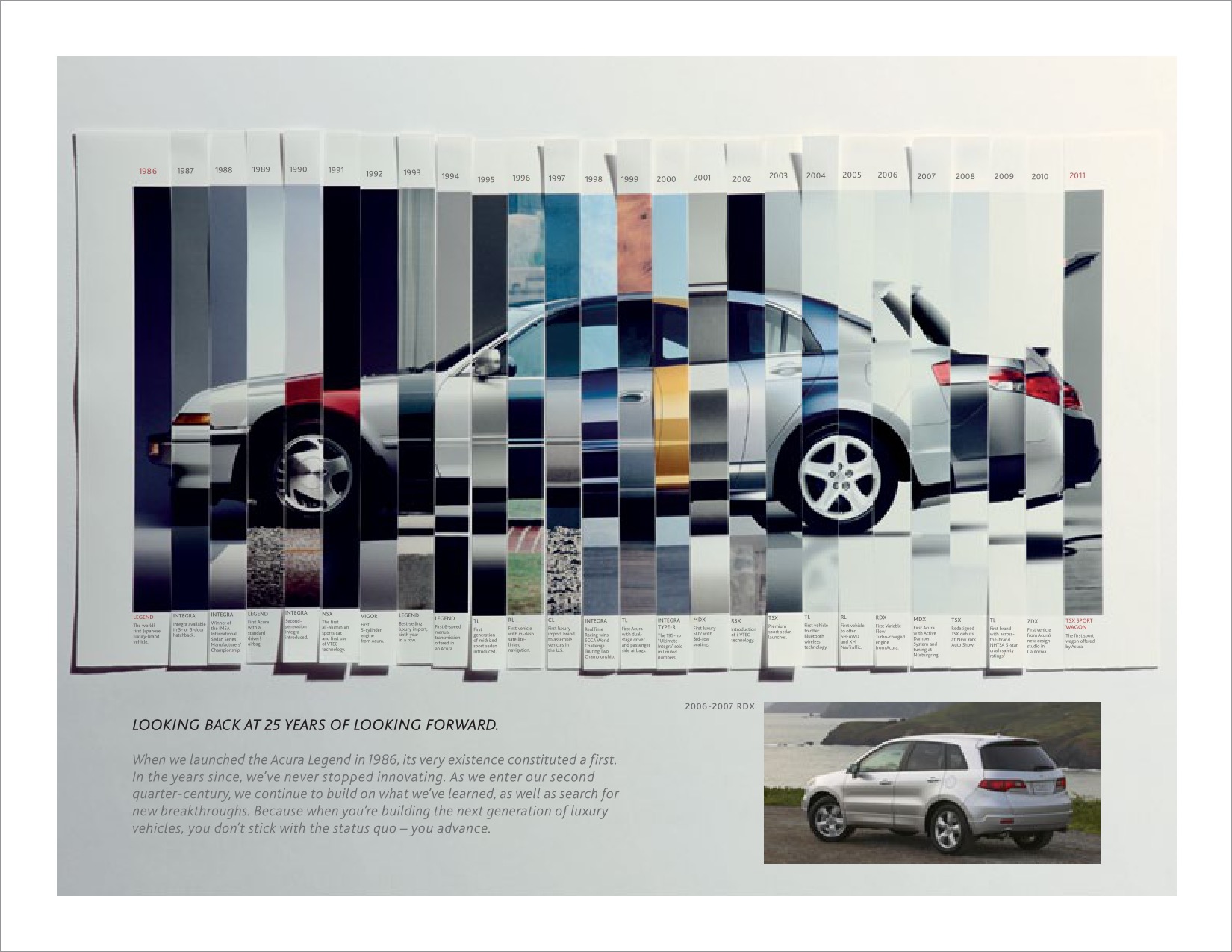 2012 Acura RL TL TSX Brochure Page 42